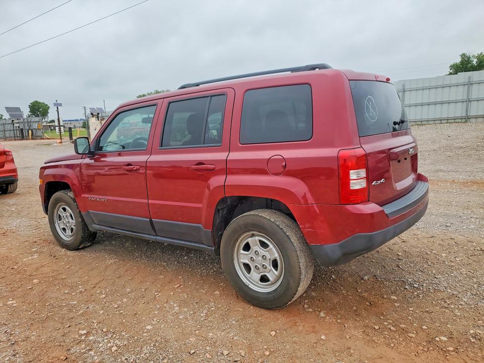 2017 Jeep Liberty (patriot) VIN 1C4NJRBB9HD138775 COPART salvage auction — MECHANICAL, Ok - Certificate Of Title, sold $1,600 on 2026-07-02 (photo 2)