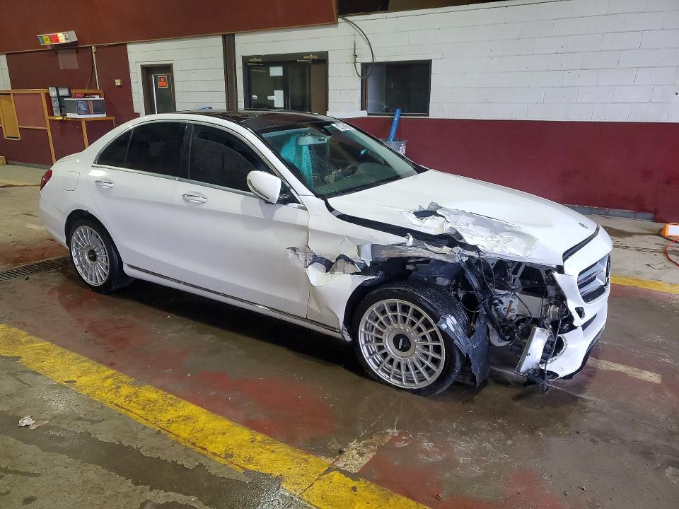 2015 Mercedes-benz C class VIN 55SWF4KB7FU035237 COPART salvage auction — FRONT END, WV - CERTIFICATE OF TITLE, sold $1,400 on 2026-07-09 (photo 4)