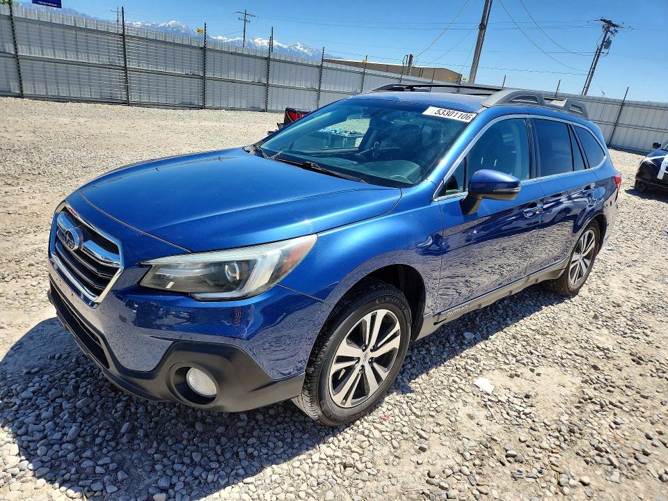 2019 Subaru VIN 4S4BSANC0K3355985 COPART salvage auction — REAR END, UT - SALVAGE CERTIFICATE, sold $3,300 on 2026-07-10 (photo 1)