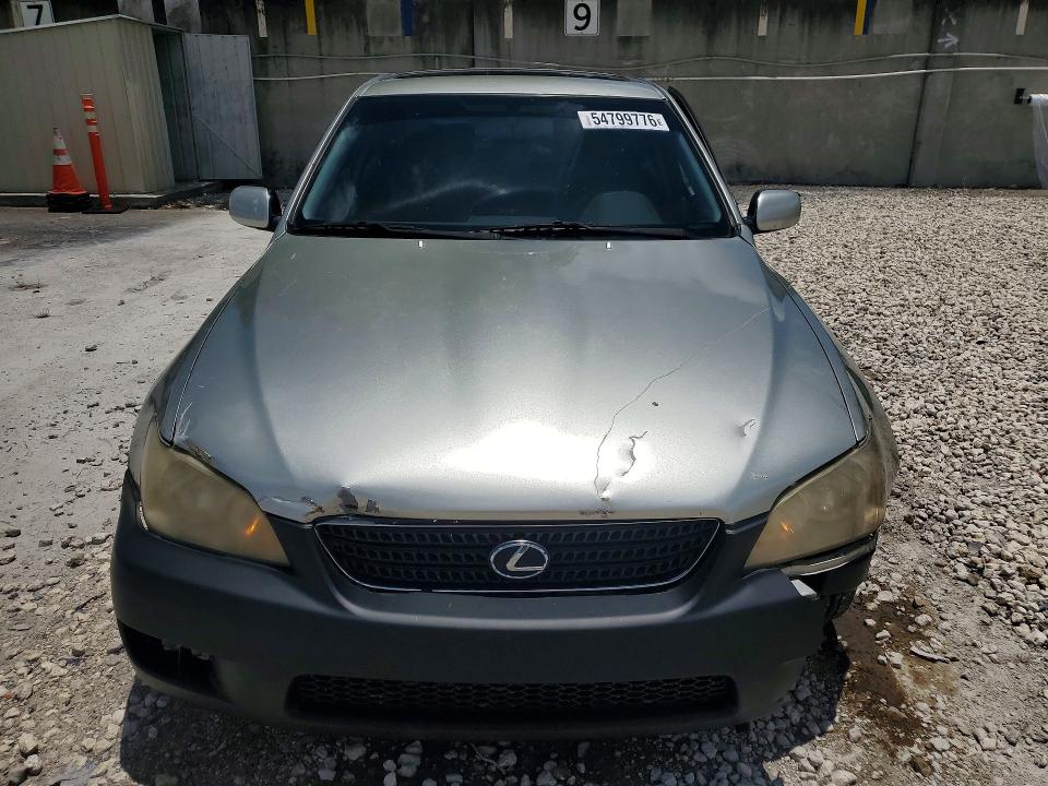 2003 Lexus Is 300 VIN JTHBD192X30077677 COPART salvage auction — FRONT END, FL - CERT OF TITLE SLVG REBUILDABLE, sold $450 on 2026-07-07 (photo 5)