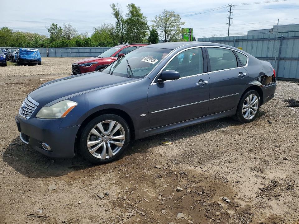 2008 Infiniti M35 VIN JNKAY01FX8M655320 COPART salvage auction — REAR END, IL - SALVAGE CERTIFICATE, sold $375 on 2026-07-10 (photo 1)