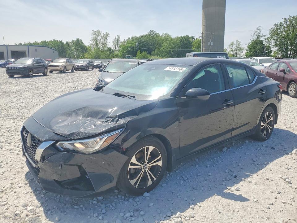 2022 Nissan Sentra VIN 3N1AB8CV0NY268583 COPART salvage auction — FRONT END, Mi - Scrap Certificate Of Title, sold $2,750 on 2026-07-02 (photo 1)