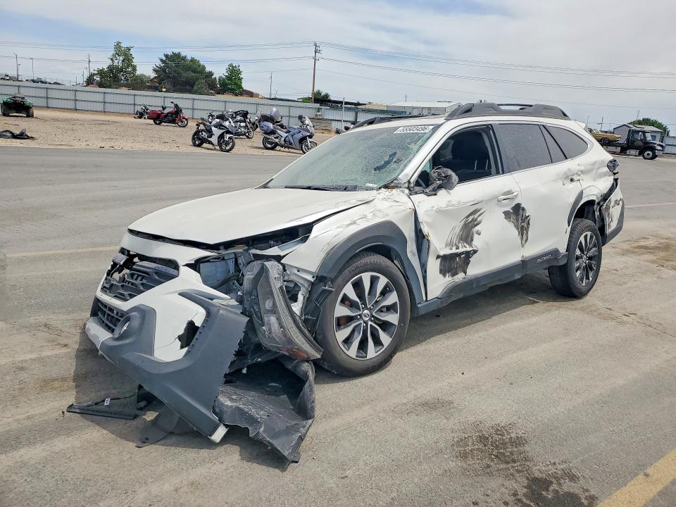 2025 Subaru Outback VIN 4S4BTANC0S3114635 COPART salvage auction — ROLLOVER, Id - Salvage Certificate Of Title (P), sold $10,200 on 2026-07-30 (photo 1)