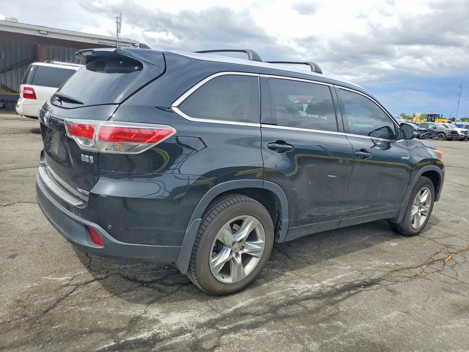 2014 Toyota Highlander VIN 5TDDCRFH8ES004621 COPART salvage auction — FRONT END, Co - Salvage Title, sold $5,800 on 2026-07-07 (photo 3)