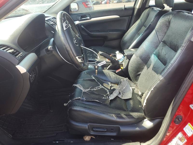 2005 Acura Tsx VIN JH4CL96885C000550 COPART salvage auction — FRONT END, Ca - Non-Repairable Vehicle Cert, sold $200 on 2026-07-08 (photo 7)