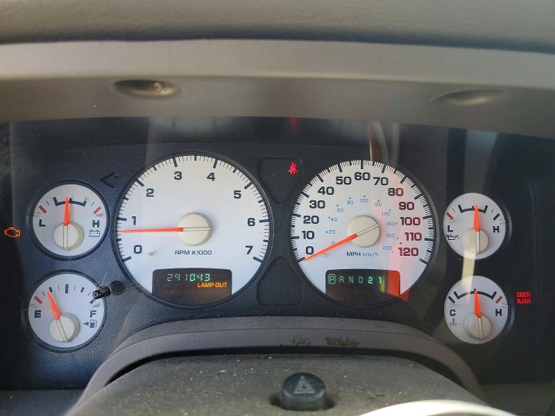 2002 Dodge Ram VIN 3D7HA18N12G203585 COPART salvage auction — FRONT END, Nc - Salvage Certificate Of Title, sold $800 on 2026-07-02 (photo 9)