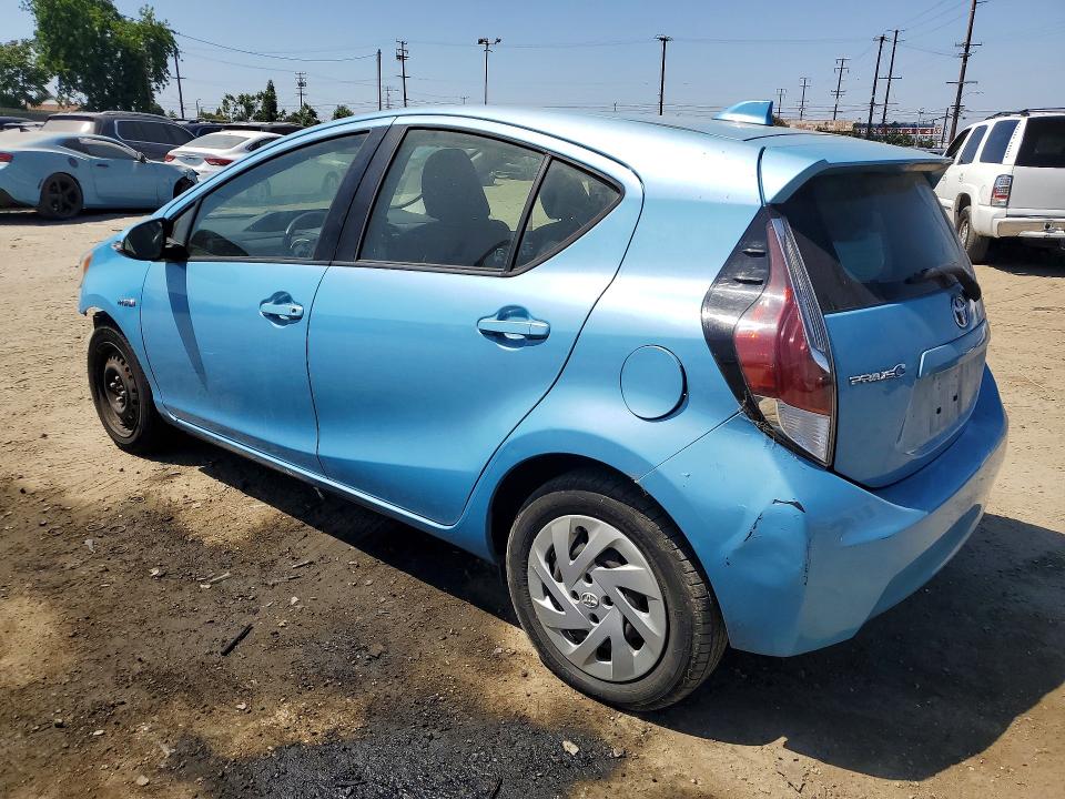 2016 Toyota Prius VIN JTDKDTB3XG1137649 COPART salvage auction — FRONT END, Ca - Salvage Certificate, sold $1,900 on 2026-07-20 (photo 2)