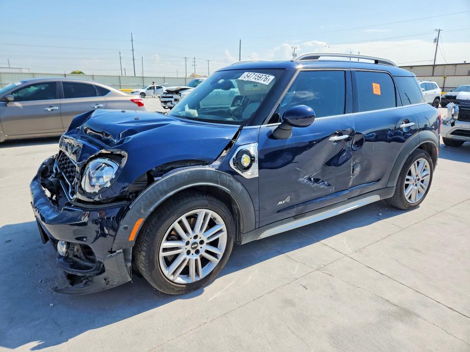 2019 Mini Cooper VIN WMZYU7C53K3F93512 COPART salvage auction — FRONT END, Tx - Certificate Of Title, sold $2,200 on 2026-07-24 (photo 1)