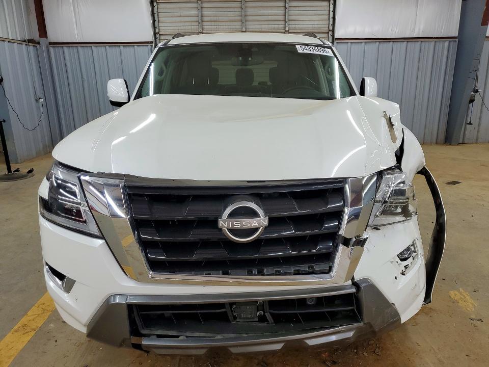 2021 Nissan Armada VIN JN8AY2AC4M9147834 COPART salvage auction — FRONT END, Nc - Salvage Certificate Of Title, sold $225 on 2026-07-29 (photo 5)