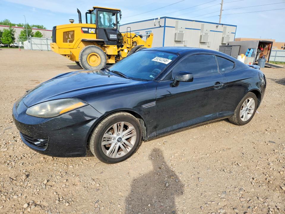 2007 Hyundai Tiburon VIN KMHHM66D27U251718 COPART salvage auction — FRONT END, Mn - Cert Of Title-Prior Salvage, sold $100 on 2026-07-06 (photo 1)