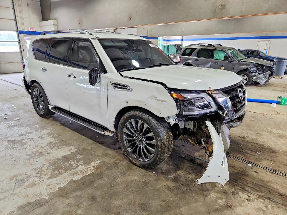 2023 Nissan VIN JN8AY2DB0P9837412 COPART salvage auction — FRONT END, Va - Cert Of Title - Salvage, sold $6,200 on 2026-07-24 (photo 4)