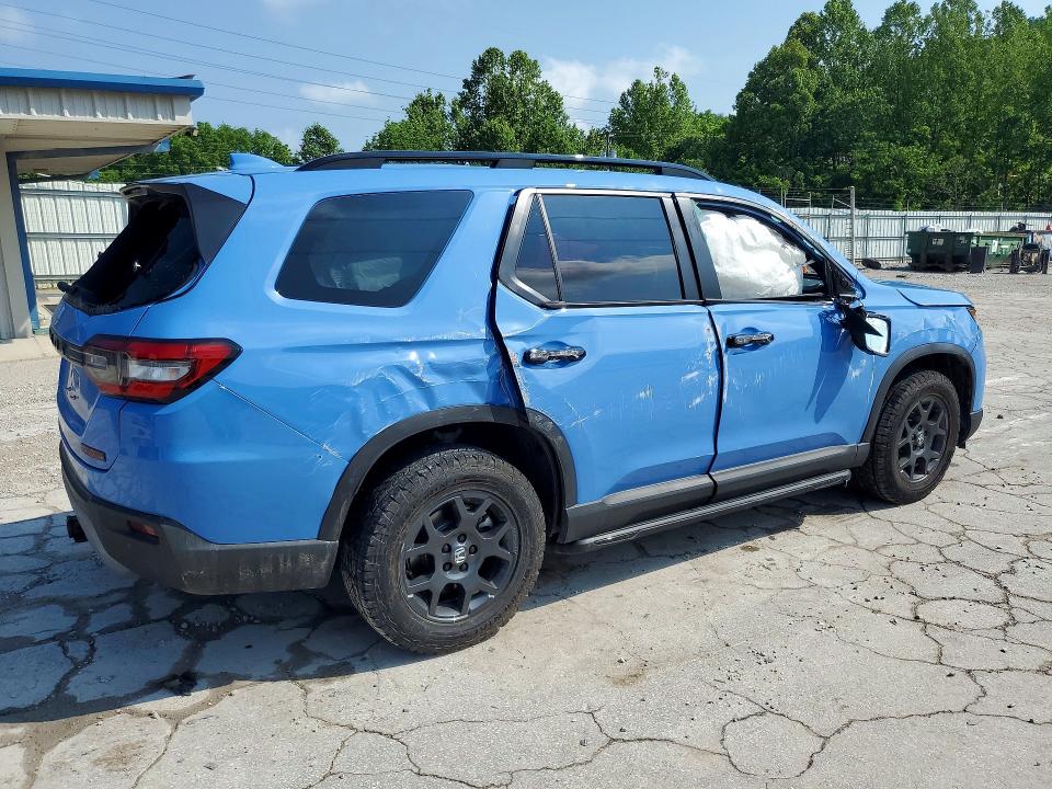 2025 Honda Pilot VIN 5FNYG1H63SB193178 COPART salvage auction — FRONT END, Wv - Salvage Certificate, sold $15,100 on 2026-07-09 (photo 3)
