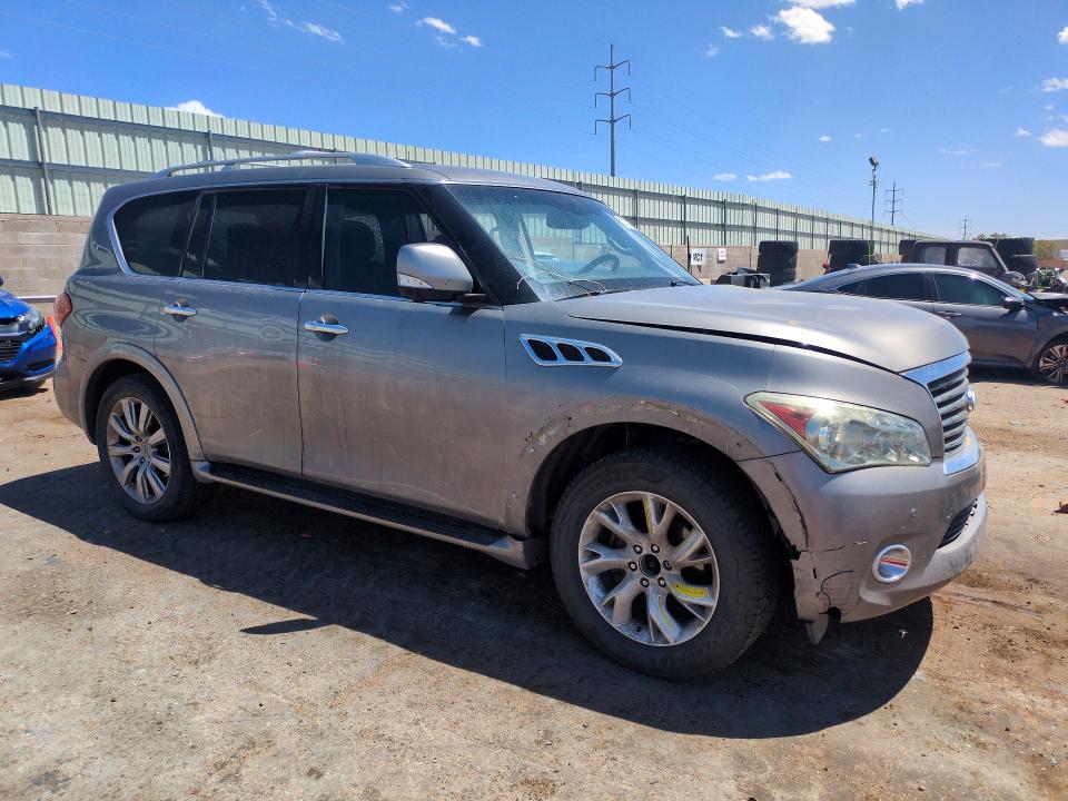 2013 Infiniti Qx56 VIN JN8AZ2NE2D9042363 COPART salvage auction — VANDALISM, Nm - Cert Of Title-Salvage, sold $1,900 on 2026-07-16 (photo 4)