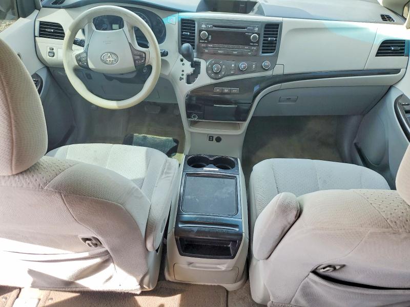 2012 Toyota Sienna VIN 5TDKK3DC1CS192247 COPART salvage auction — FRONT END, Il - Salvage Certificate, sold $1,600 on 2026-07-24 (photo 8)