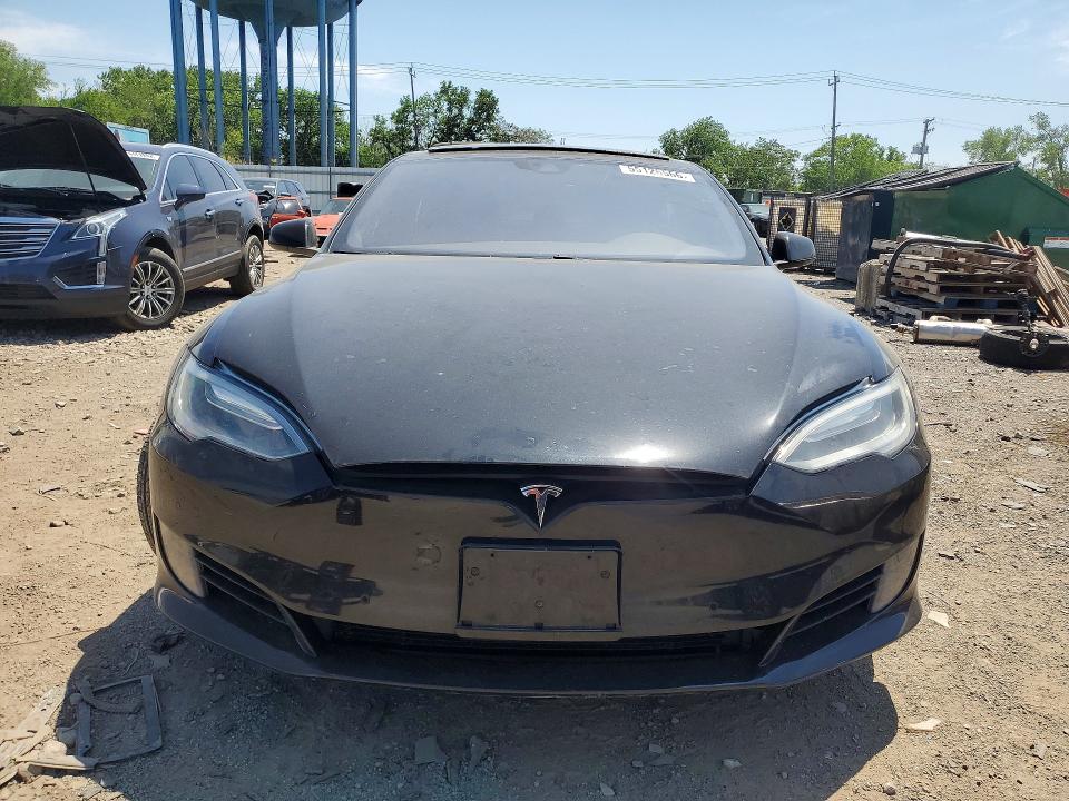 2016 Tesla Model s VIN 5YJSA1E11GF161434 COPART salvage auction — SIDE, Il - Salvage Certificate, sold $3,650 on 2026-07-10 (photo 5)