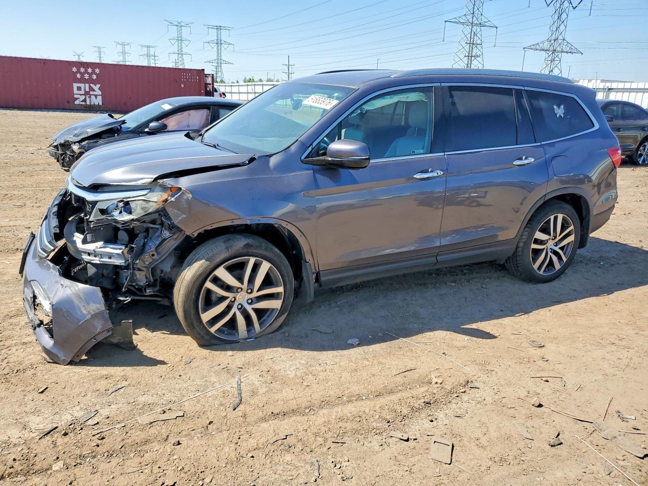2018 Honda Pilot VIN 5FNYF6H96JB064215 COPART salvage auction — Front End, IL - SALVAGE CERTIFICATE, sold $3,900 on 2026-07-02 (photo 1)