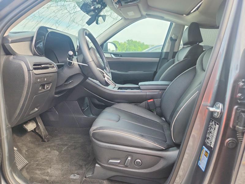 2024 Hyundai Palisade VIN KM8R34GE1RU800640 COPART salvage auction — ROOF, AL - CERT OF TITLE-SALVAGE TITLE, sold $12,300 on 2026-07-07 (photo 7)