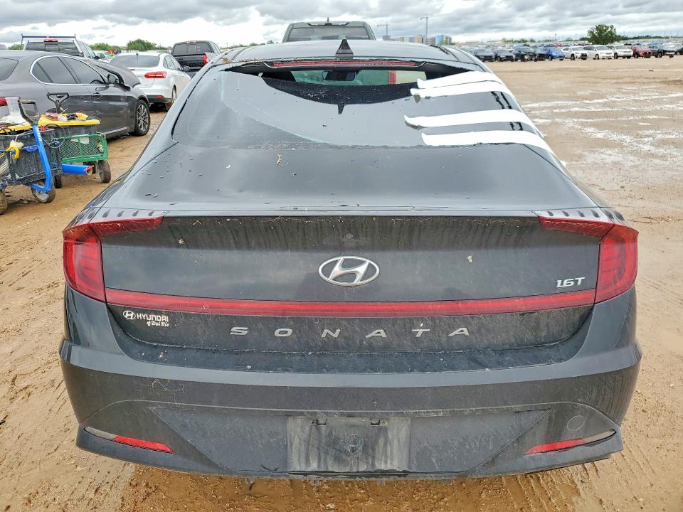 2022 Hyundai Sonata VIN KMHL44J27NA213971 COPART salvage auction — HAIL, Tx - Certificate Of Title, sold $7,700 on 2026-07-30 (photo 6)