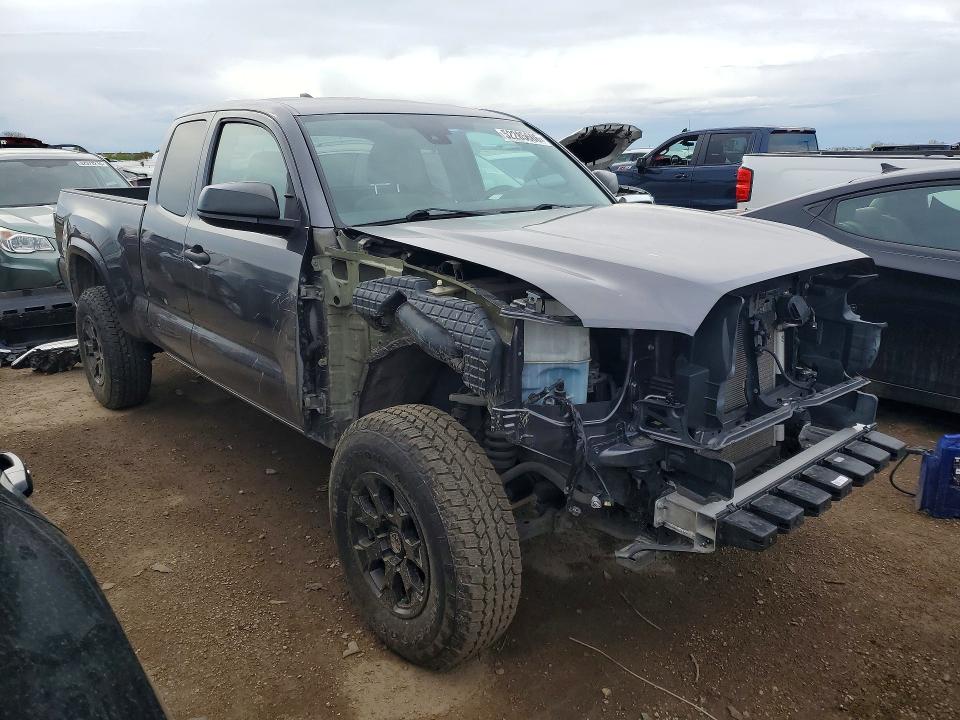 2019 Toyota Tacoma VIN 5TFSX5EN4KX066325 COPART salvage auction — FRONT END, Il - Salvage Certificate, sold $10,300 on 2026-07-16 (photo 4)