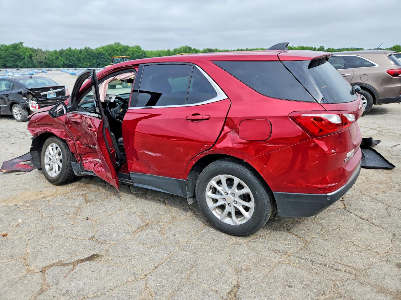2020 Chevrolet Equinox VIN 3GNAXKEV9LS531573 COPART salvage auction — Front End, TN - SALVAGE CERTIFICATE, sold $925 on 2026-07-09 (photo 2)