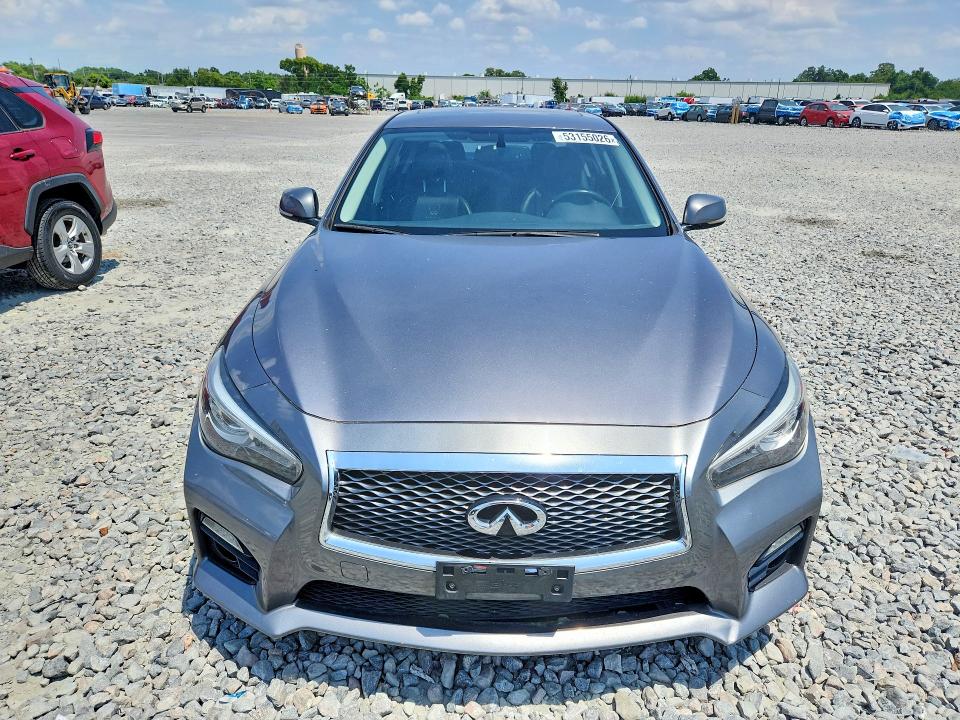 2014 Infiniti Q50 VIN JN1AV7AR7EM702962 COPART salvage auction — REAR END, Fl - Cert Of Title Slvg Rebuildable, sold $2,150 on 2026-07-13 (photo 5)