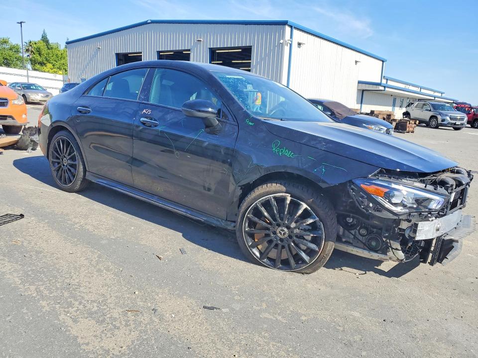 2023 Mercedes-benz Cla-klasse VIN W1K5J4GB6PN410824 COPART salvage auction — FRONT END, Ca - Salvage Certificate, sold $15,500 on 2026-07-07 (photo 4)