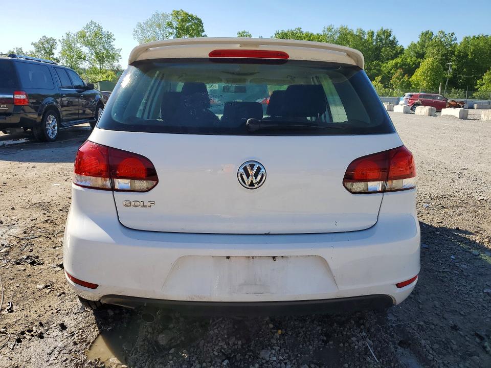 2013 Volkswagen Golf VIN WVWDB7AJ7DW089550 COPART salvage auction — FRONT END, KY - CERT OF TITLE-SALVAGE, sold $1,250 on 2026-07-27 (photo 6)