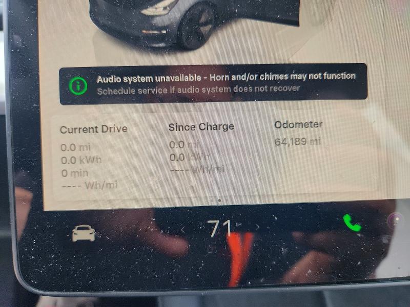 2022 Tesla VIN 5YJ3E1EB6NF278375 COPART salvage auction — REAR END, Ma - Cert Of Title-Salvage, sold $8,600 on 2026-07-22 (photo 9)