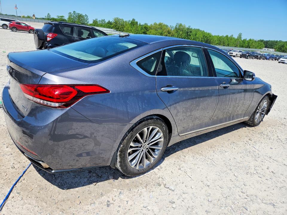 2015 Hyundai Genesis VIN KMHGN4JE5FU072570 COPART salvage auction — FRONT END, Mi - Certificate Of Title, sold $1,950 on 2026-07-09 (photo 3)