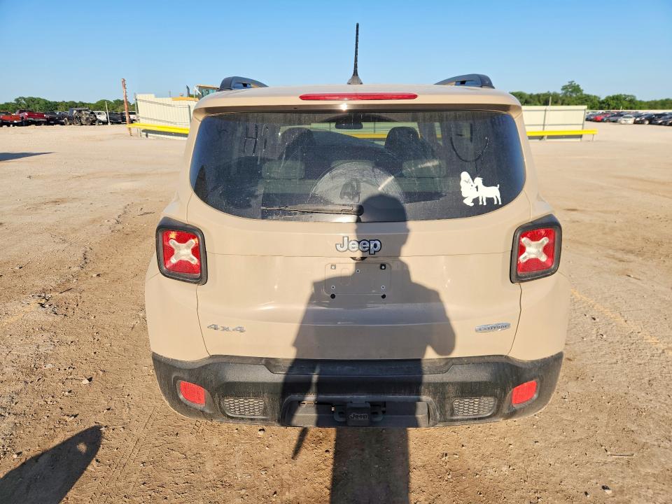 2015 Jeep Renegade VIN ZACCJBBT0FPB37293 COPART salvage auction — FRONT END, Ks - Cert Of Title-Salvage, sold $700 on 2026-08-03 (photo 6)