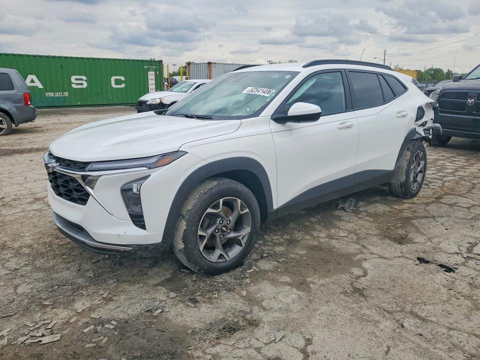 2025 Chevrolet VIN KL77LHEP9SC244349 COPART salvage auction — REAR END, IN - CERT OF TITLE-SALVAGE TITLE, sold $4,650 on 2026-07-28 (photo 1)