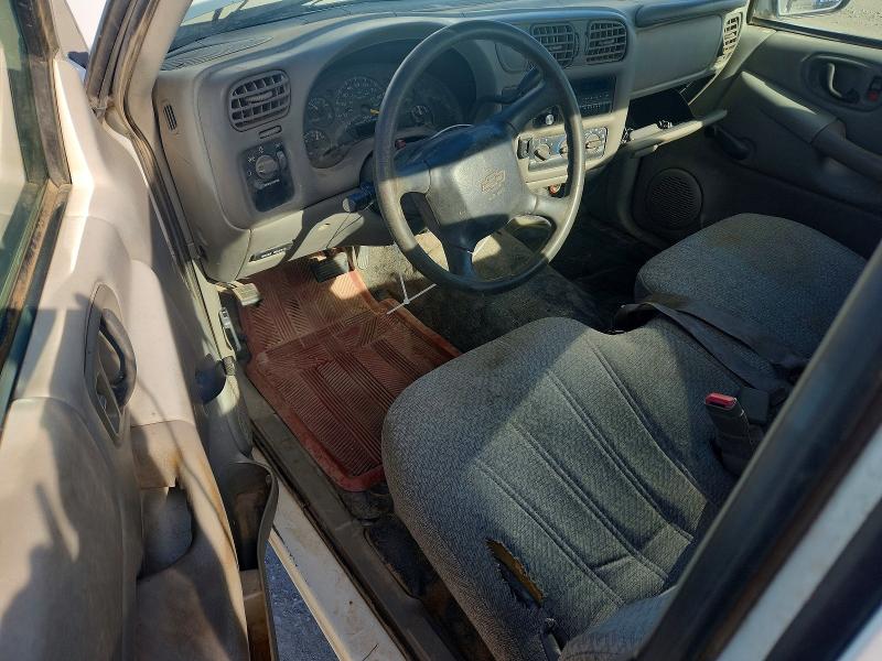 1999 Chevrolet S truck VIN 1GCCS14X6XK234422 COPART salvage auction — FRONT END, TX - DIS/DLR/EXP ONLY SALVAGE TITLE, sold $250 on 2026-07-09 (photo 8)