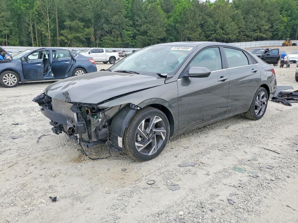 2025 Hyundai Elantra VIN KMHLS4DG3SU038044 COPART salvage auction — FRONT END, Oh - Certificate Of Title (P), sold $7,300 on 2026-07-29 (photo 1)
