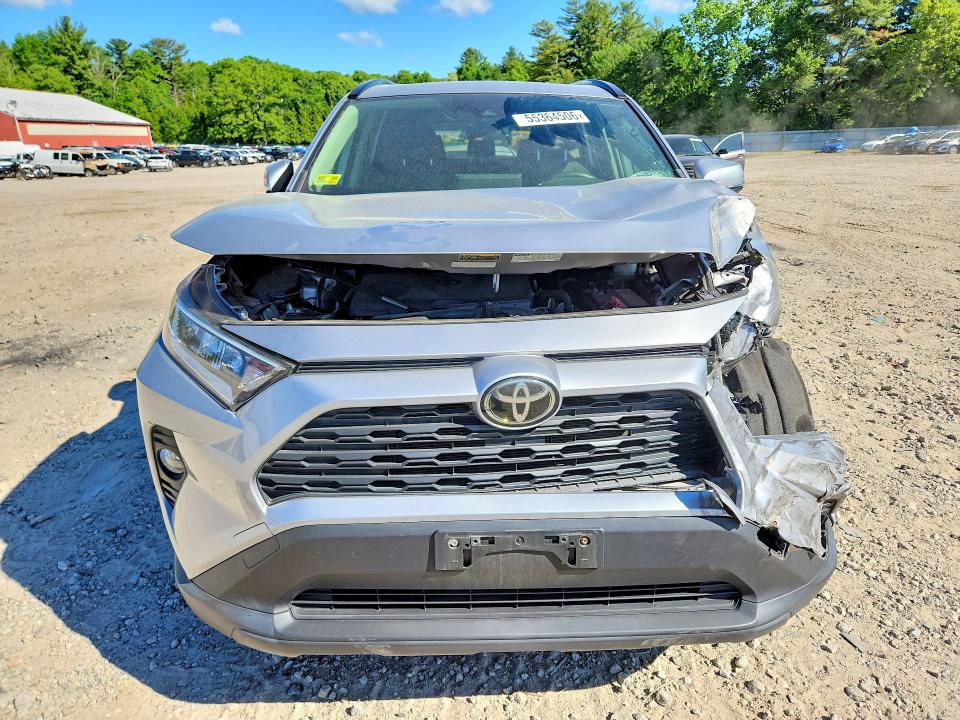 2019 Toyota Rav 4 VIN JTMP1RFV4KD512052 COPART salvage auction — FRONT END, Ma - Cert Of Title-Salvage, sold $8,000 on 2026-07-30 (photo 5)