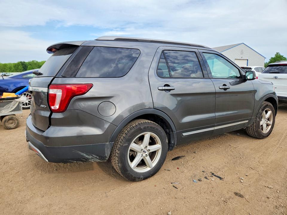 2017 Ford Explorer VIN 1FM5K8D89HGD84308 COPART salvage auction — REAR END, Oh - Cert Of Title-Salvage, sold $1,600 on 2026-07-02 (photo 3)