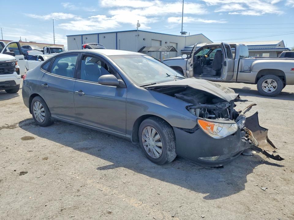 2007 Hyundai Elantra VIN KMHDU46D07U058101 COPART salvage auction — FRONT END, Nv - Salvage Title, sold $250 on 2026-07-07 (photo 4)