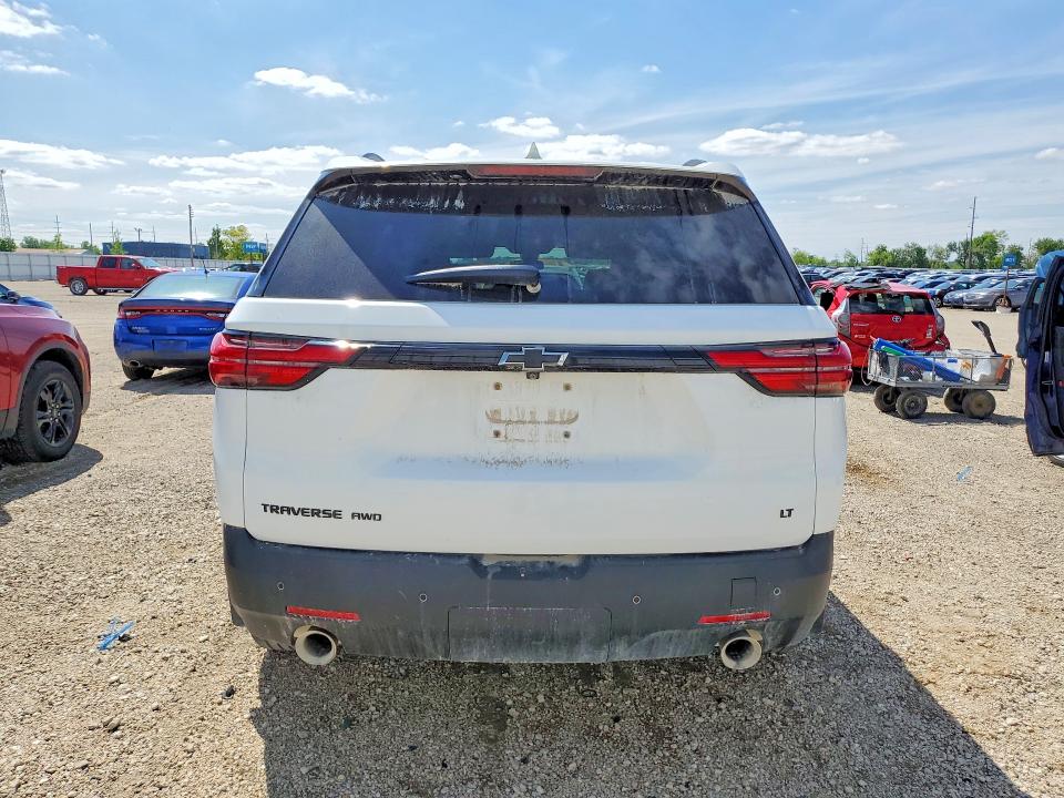 2022 Chevrolet Traverse VIN 1GNEVHKW3NJ117314 COPART salvage auction — HAIL, Ia - Cert Of Title-Salvage Title, sold $1,250 on 2026-07-29 (photo 6)