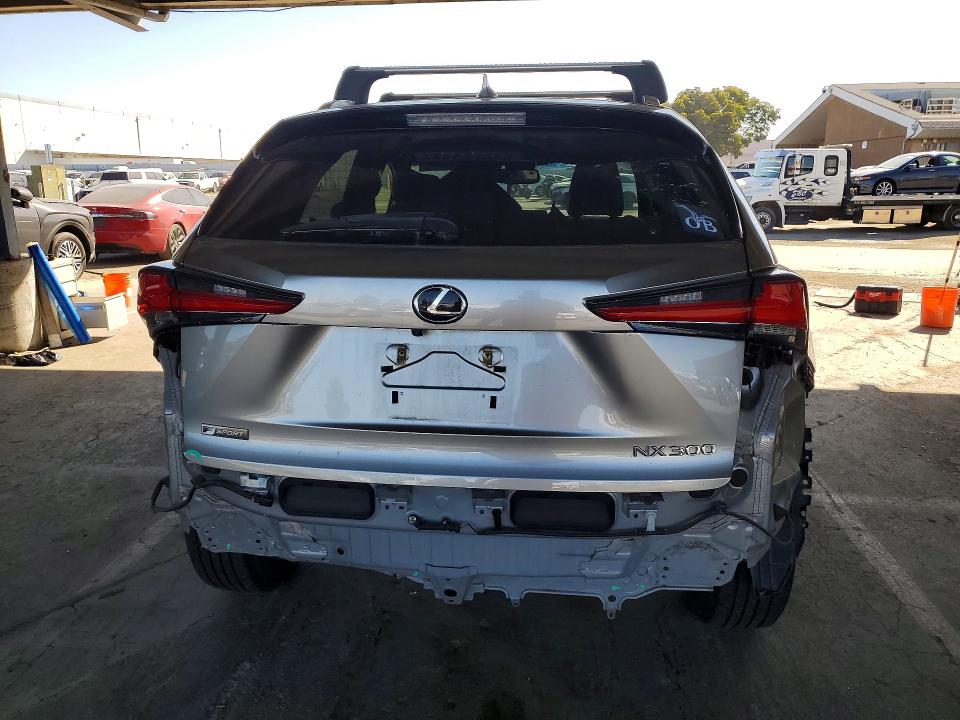 2018 Lexus Nx VIN JTJBARBZ0J2165362 COPART salvage auction — REAR END, Ca - Salvage Certificate, sold $11,500 on 2026-07-09 (photo 6)