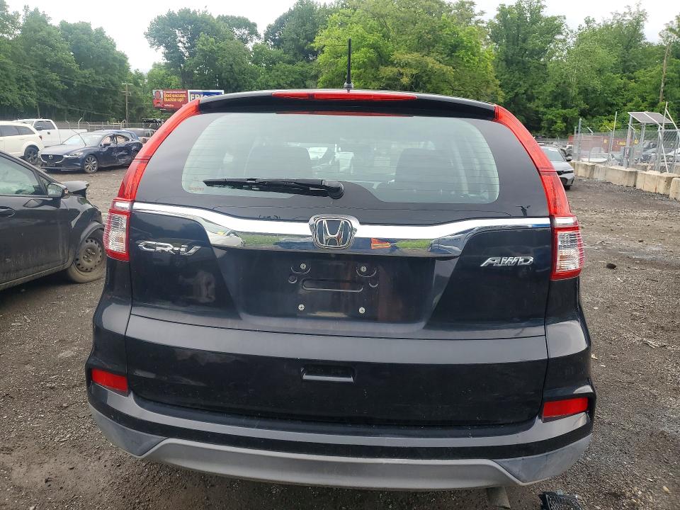 2015 Honda Cr-v VIN 2HKRM4H36FH698174 COPART salvage auction — FRONT END, Md - Cert Of Salvage > 75% Damage, sold $2,600 on 2026-07-02 (photo 6)