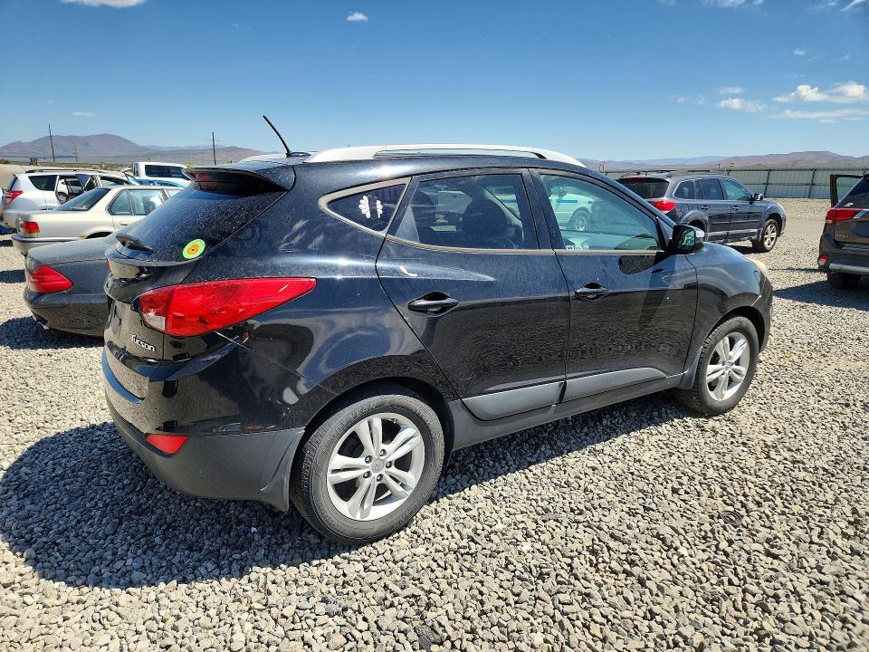 2012 Hyundai VIN KM8JU3AC8CU407785 COPART salvage auction — FRONT END, Nv - Salvage Title, sold $1,200 on 2026-07-02 (photo 3)
