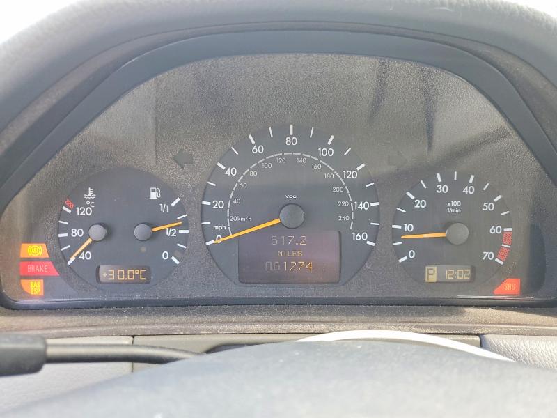 2000 Mercedes-benz E-class VIN WDBJF70J0YB034491 COPART salvage auction — MECHANICAL, HI - CERTIFICATE OF TITLE, sold $325 on 2026-07-27 (photo 9)