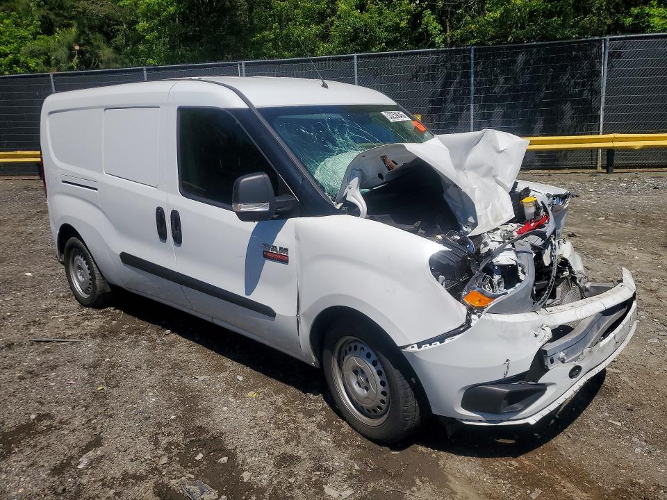 2022 Ram Promaster city VIN ZFBHRFAB9N6Y54388 COPART salvage auction — FRONT END, Md - Cert Of Salvage > 75% Damage, sold $900 on 2026-07-29 (photo 4)
