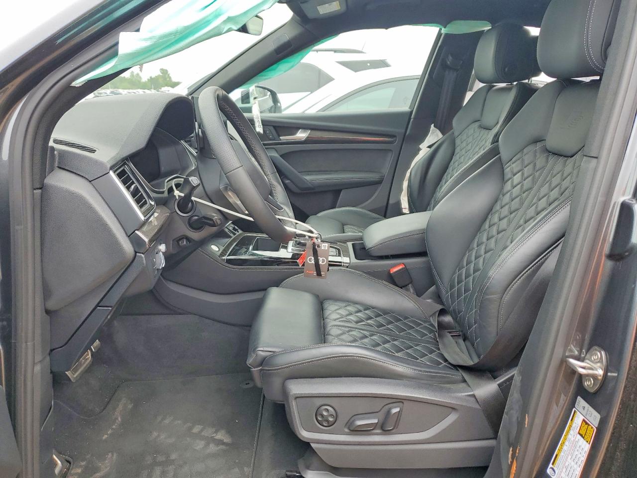 2023 Audi SQ5 VIN WA1C4BFY5P2139723 COPART salvage auction — Side, OK - CERT OF TITLE-SALVAGE, sold $19,000 on 2026-07-09 (photo 7)