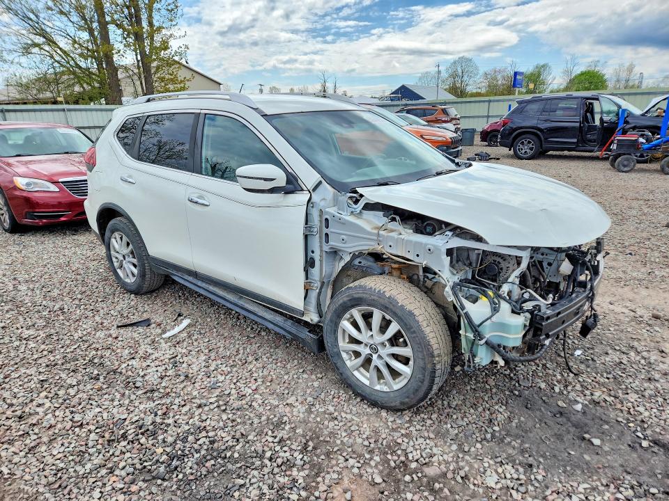 2019 Nissan Rogue VIN KNMAT2MV5KP529600 COPART salvage auction — FRONT END, Ny - Mv-907A Salvage Certificate, sold $2,350 on 2026-07-08 (photo 4)
