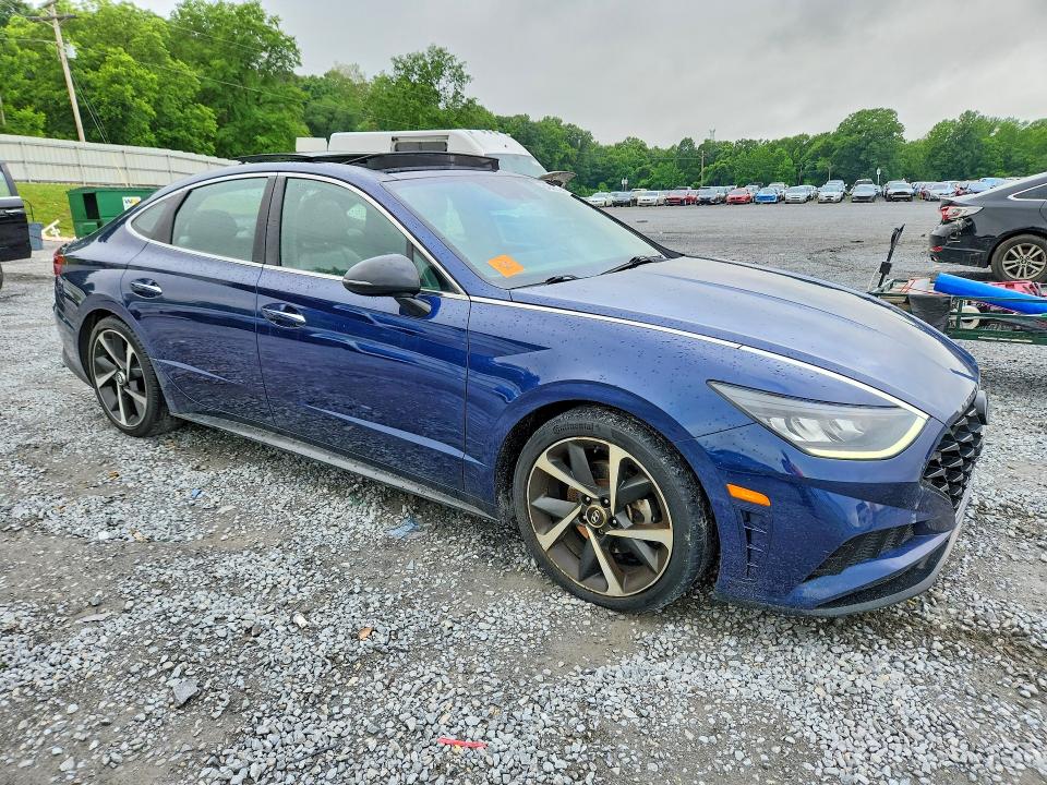 2022 Hyundai Sonata VIN 5NPEJ4J28NH133349 COPART salvage auction — FRONT END, Nc - Dealer Only Clean Title, sold $7,900 on 2026-07-29 (photo 4)