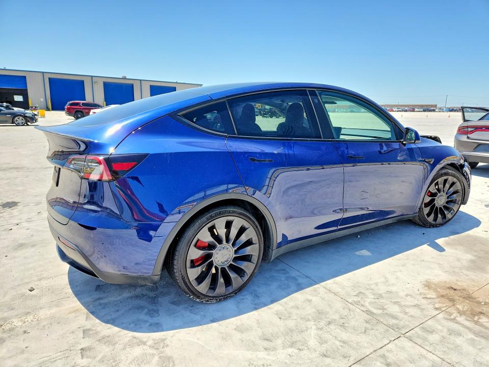 2023 Tesla VIN 7SAYGDEF6PF641185 COPART salvage auction — FRONT END, Tx - Salvage Vehicle Title, sold $11,100 on 2026-07-10 (photo 3)