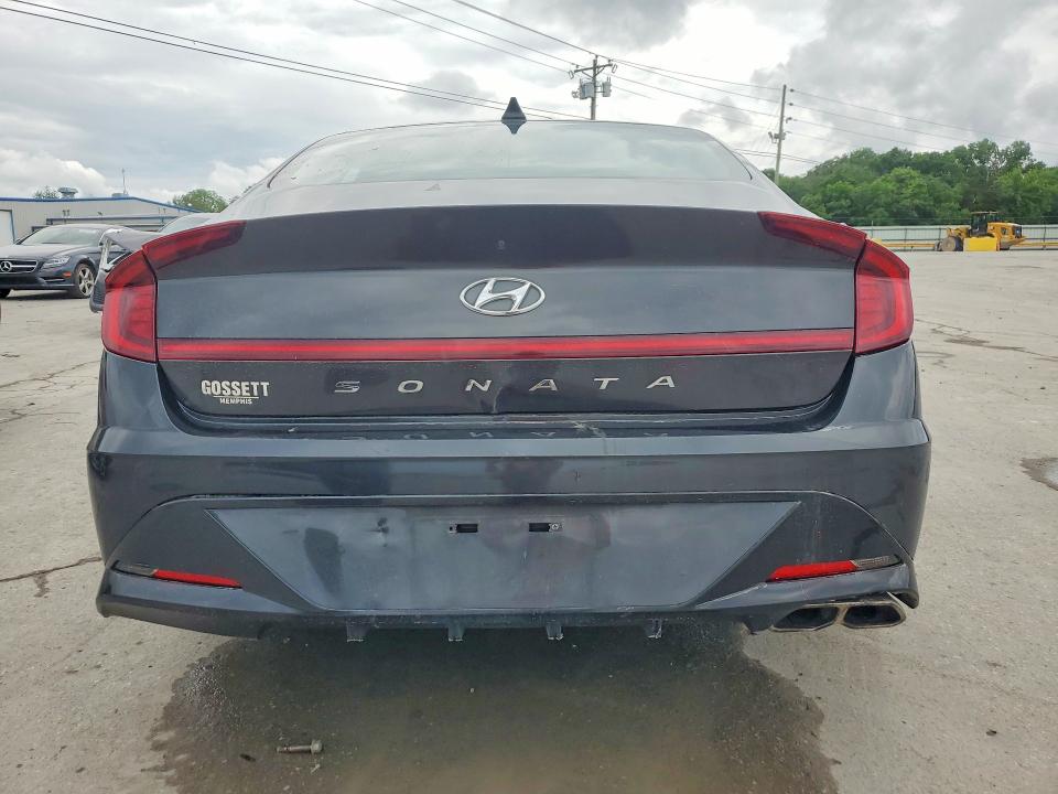 2020 Hyundai Sonata VIN 5NPEF4JA8LH054043 COPART salvage auction — FRONT END, Tn - Certificate Of Title, sold $3,700 on 2026-07-21 (photo 6)