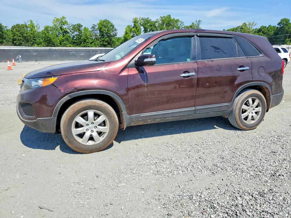 2011 Kia Sorento VIN 5XYKT3A1XBG068957 COPART salvage auction — FRONT END, Sc - Certificate Of Title, sold $975 on 2026-07-27 (photo 1)