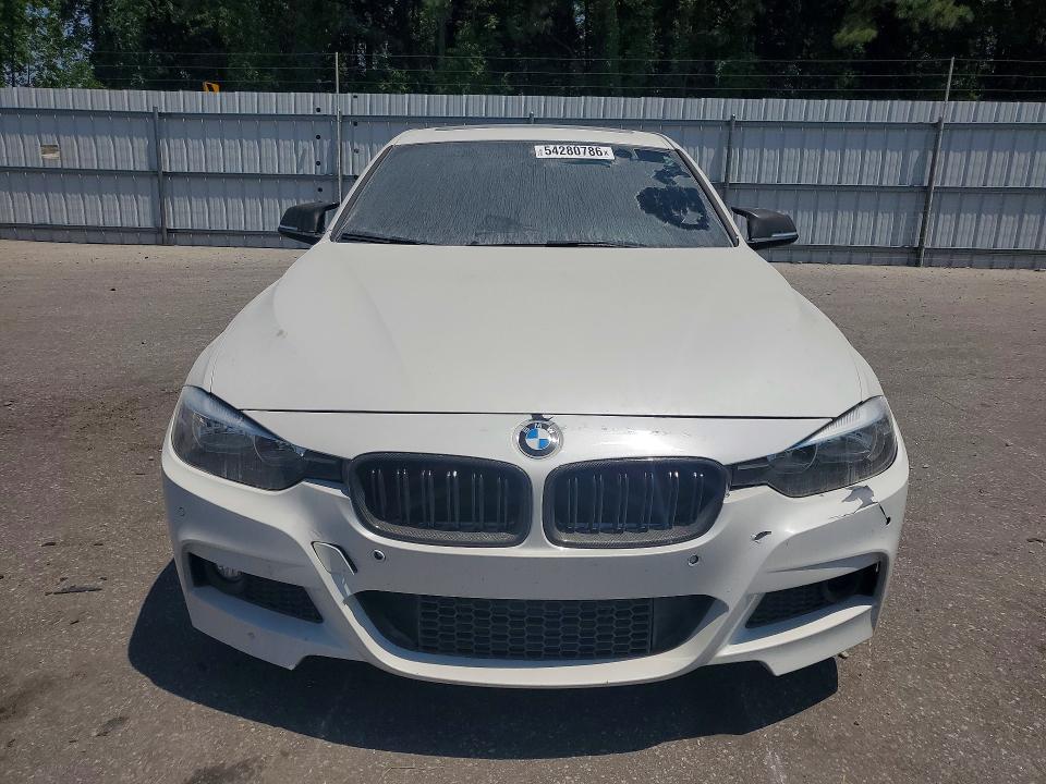 2017 BMW 3er VIN WBA8B9G57HNU48430 COPART salvage auction — FRONT END, Nc - Dealer Only Clean Title, sold $7,000 on 2026-07-28 (photo 5)