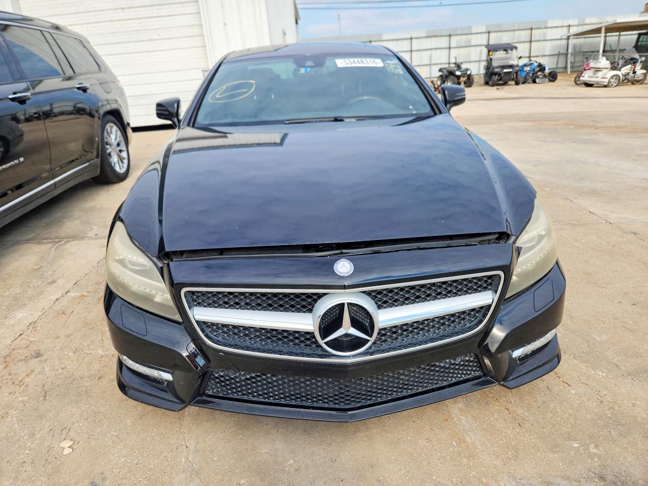 2012 Mercedes-Benz CLS-Class VIN WDDLJ7DBXCA015107 COPART salvage auction — Front End, TX - CERTIFICATE OF TITLE, sold $1,850 on 2026-07-09 (photo 5)